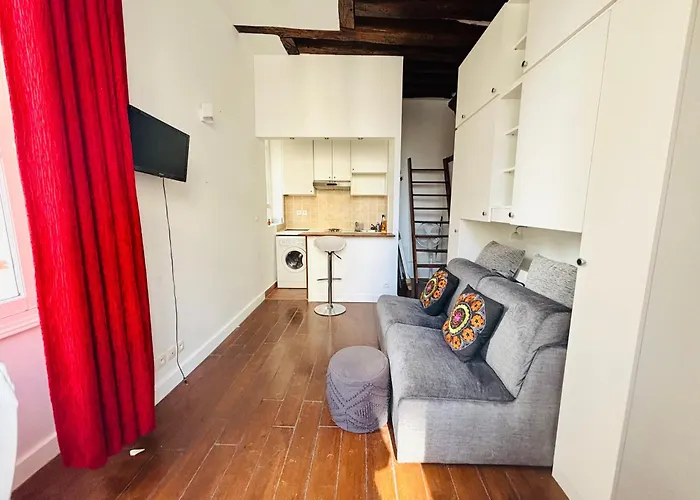 Spacious Loft In The Marais 아파트 *